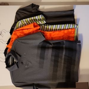 Lot of 4 Boy's Under Armour polos YXL